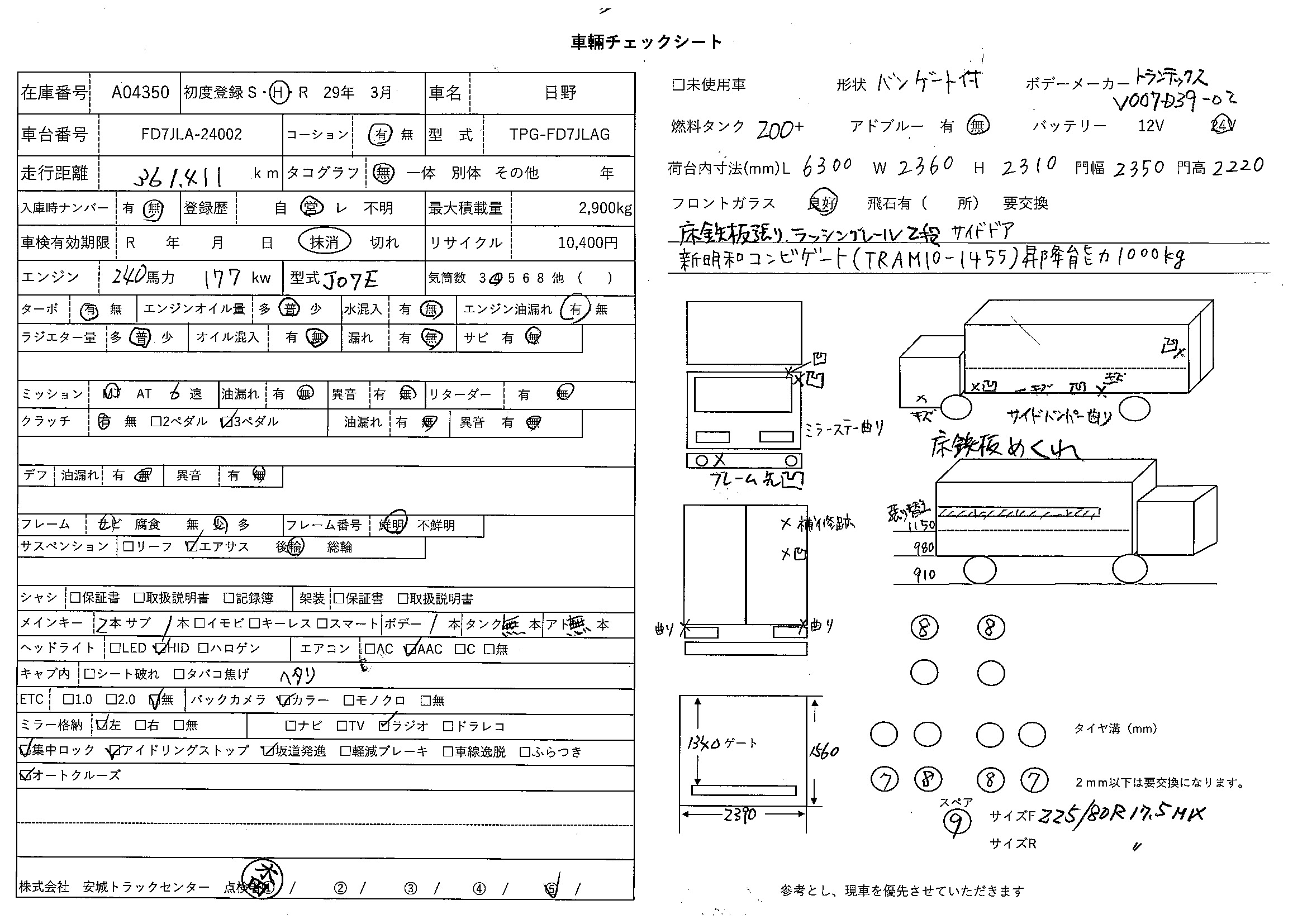 トラック画像