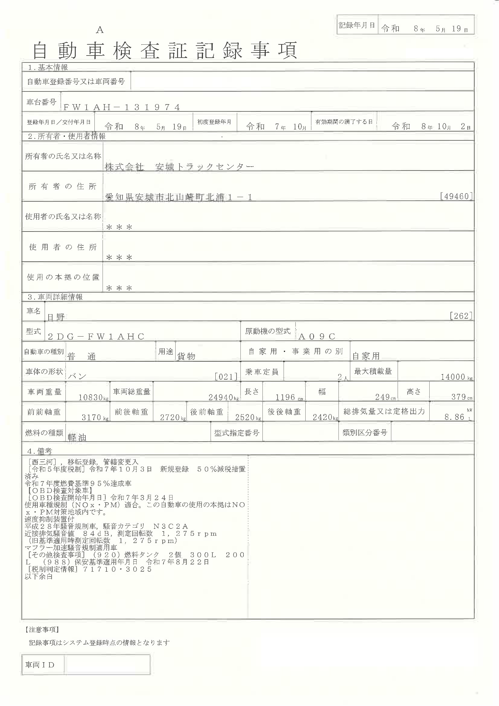 トラック画像