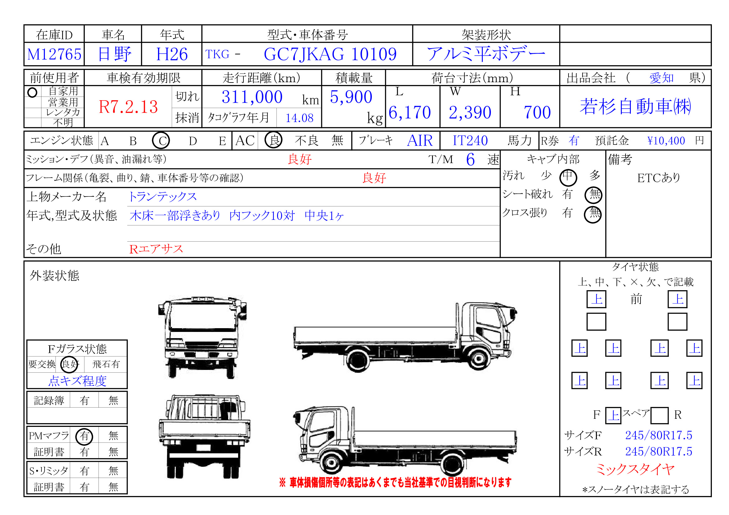 トラック画像