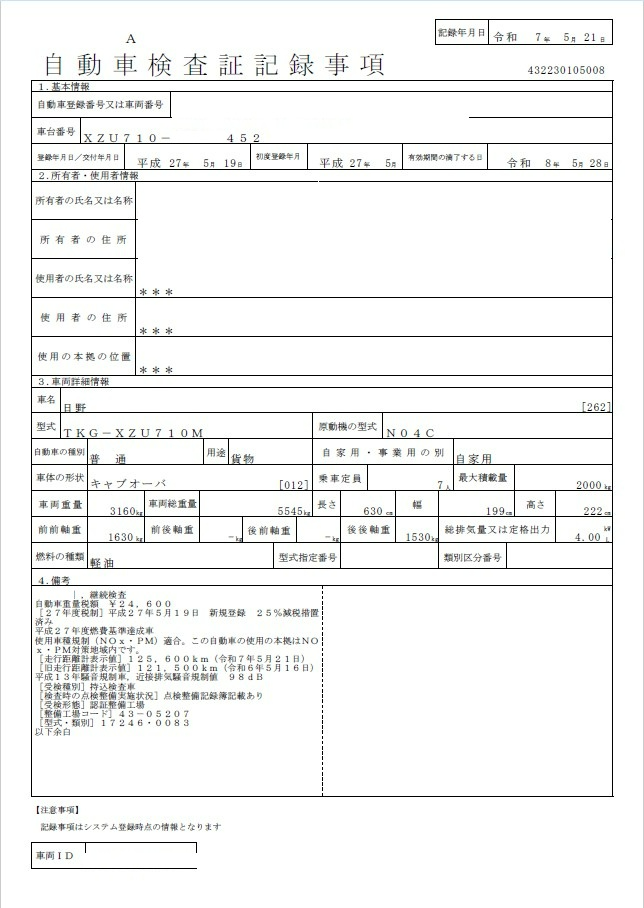 トラック画像